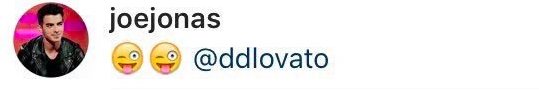 Joe jonas responde demi lovato no instagram