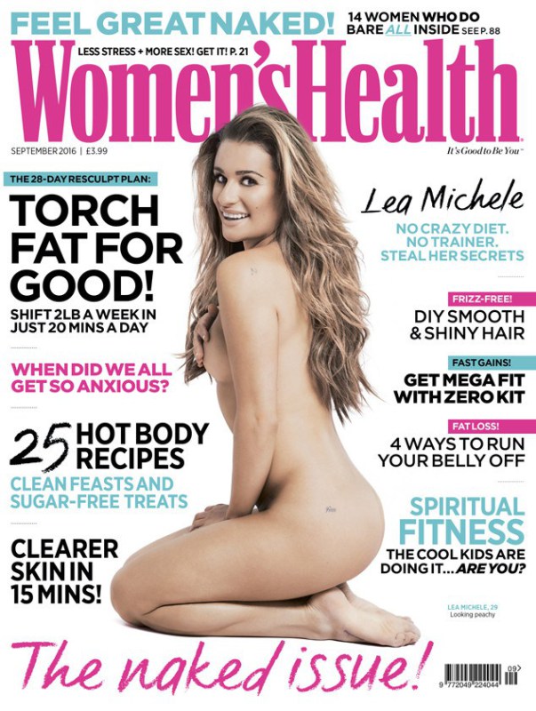 Lea Michele capa revista Women's Health