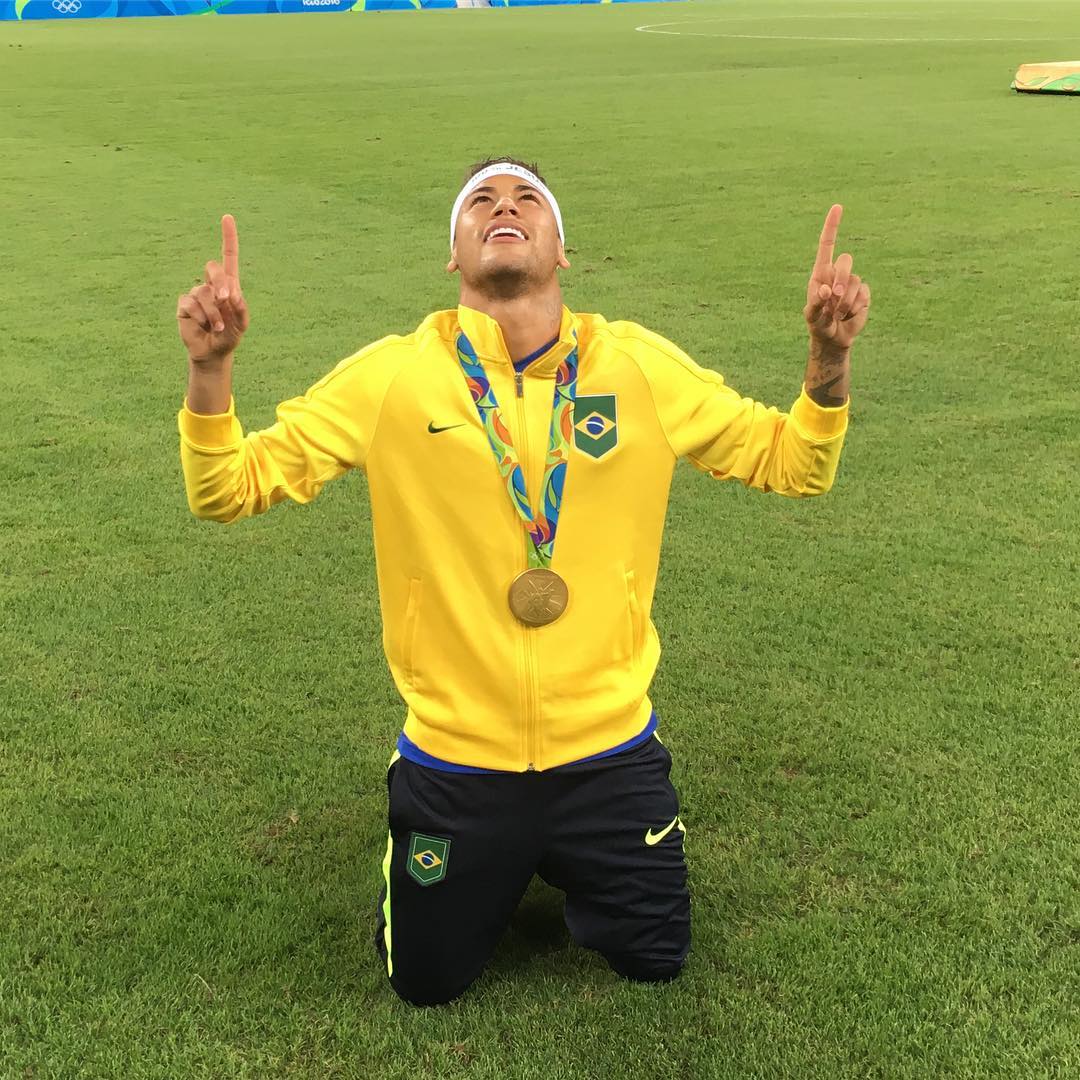 Neymar ganha ouro