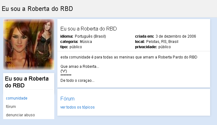 comunidade orkut
