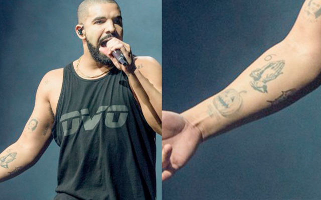 Drake e rihanna tatuagens iguais