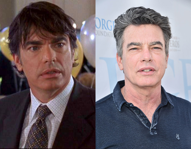 Peter Gallagher antes e depois