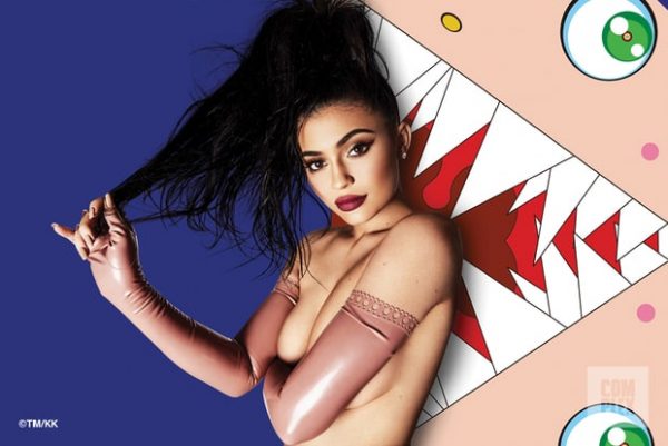 kylie jenner com rabo de cavalo