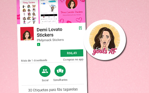 demi lovato figurinhas