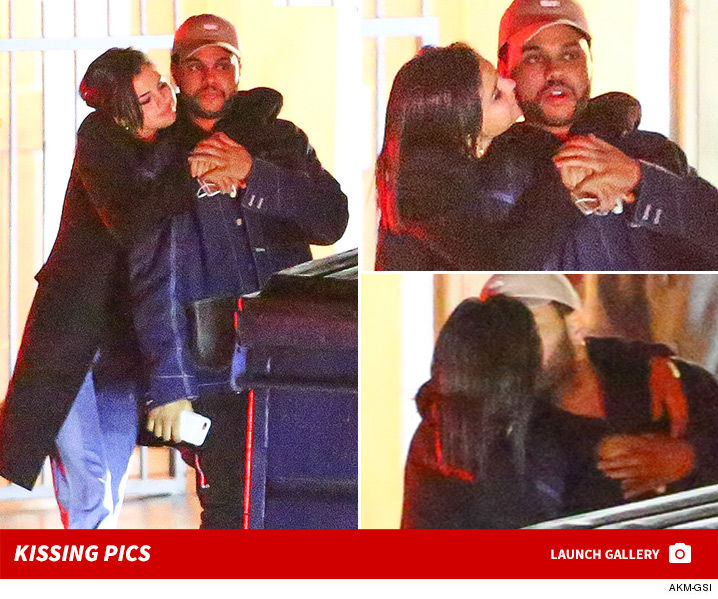 selena gomez e the weeknd se beijando