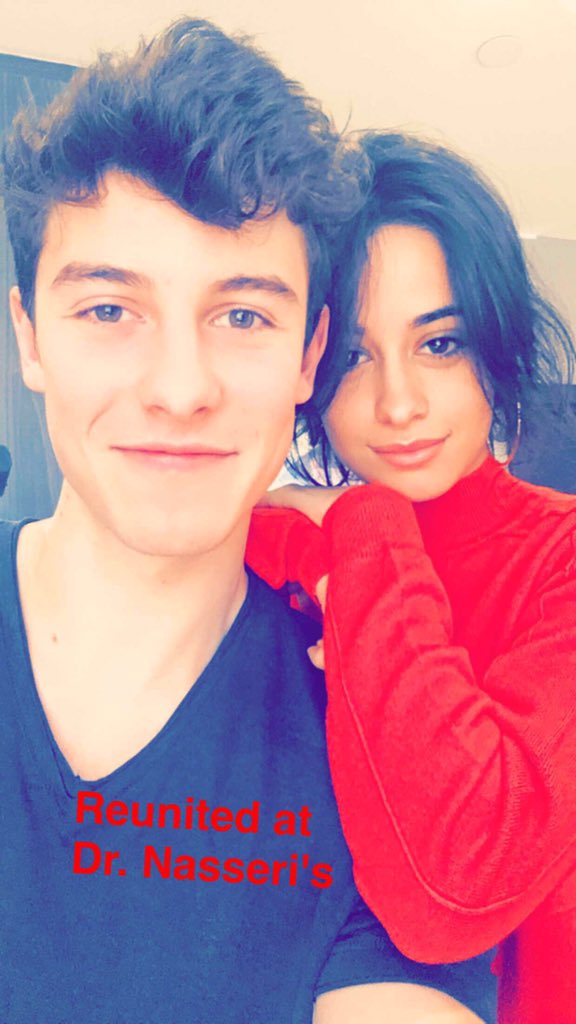 reencontro de shawn mendes e camila cabello