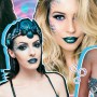 Blogueiras com maquiagem de sereia para o Carnaval