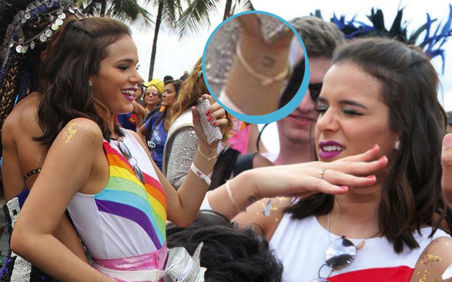 Bruna Marquezine durante o Carnaval