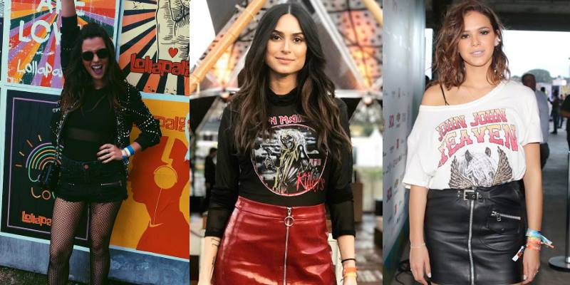 Looks das famosas do segundo dia de Lollapalooza