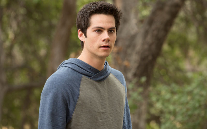 Dylan O'Brien como Stiles, em Teen Wolf