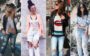 Nina Secrets, Boca Rosa, Mariana Sampaio e Jade Seba usando jeans destroyed