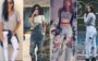 Shay Mitchell, Selena Gomez, Sabrina Sato, Bruna Marquezine usando jeans destroyed