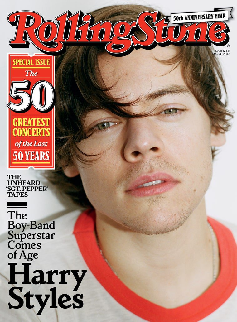 capa da revista Rolling Stone com Harry Style