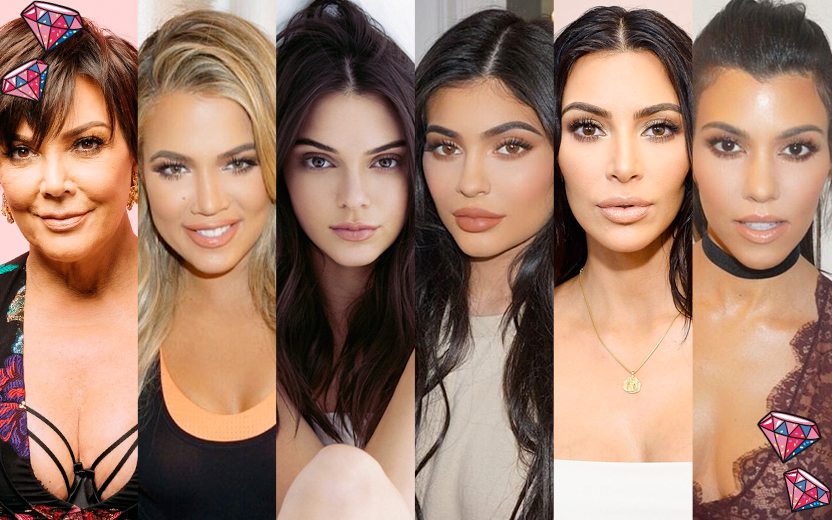 Veja o antes e depois da família Kardashian / Jenner