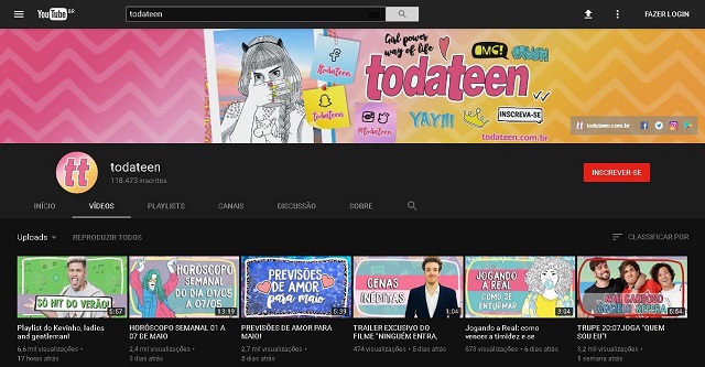 Estamos amando o novo layout dark do Youtube!