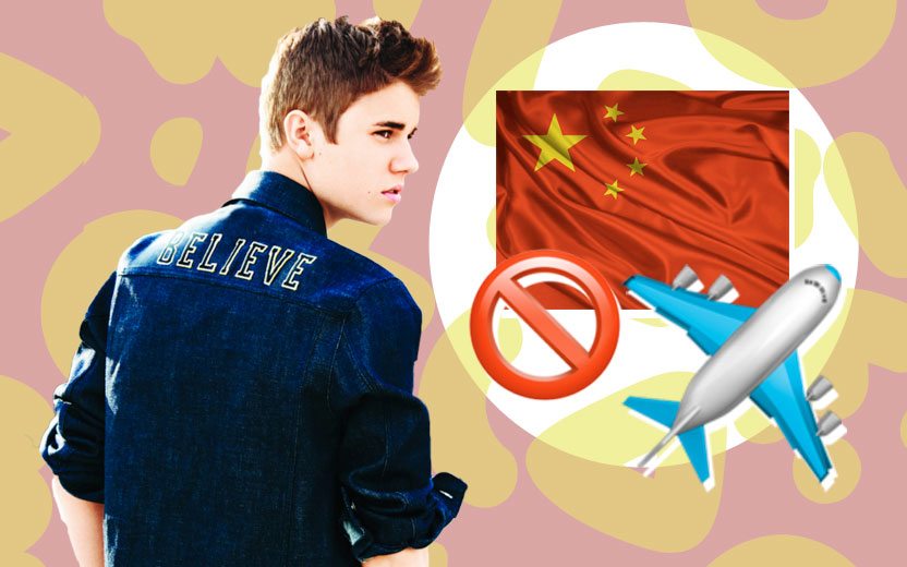 Justin Bieber não é bem-vindo na China: entenda o babado!