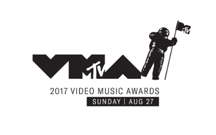 logo do VMA 2017, em preto e branco