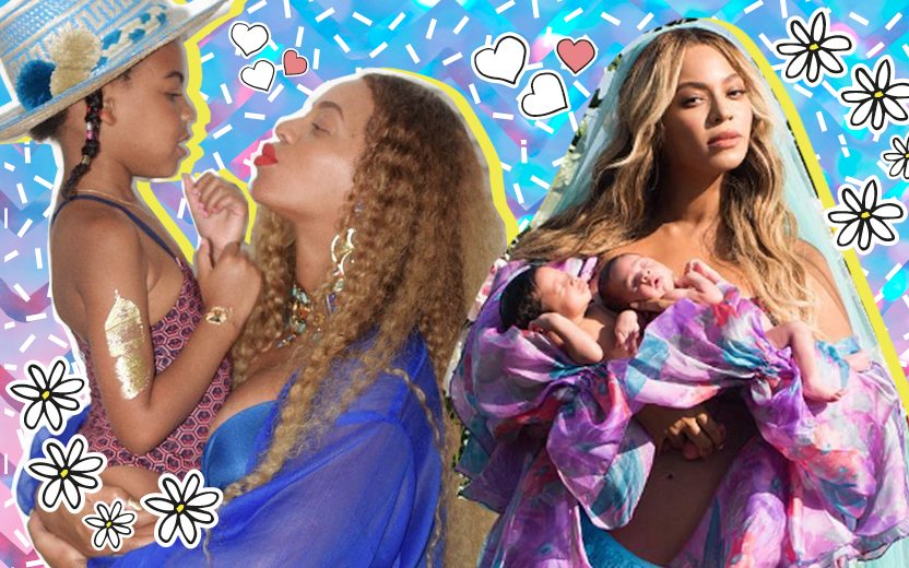 Mais que uma irmã: sister! Blue Ivy ajuda Beyoncé a cuidar de gêmeos!