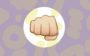 emoji de uma mão fechada