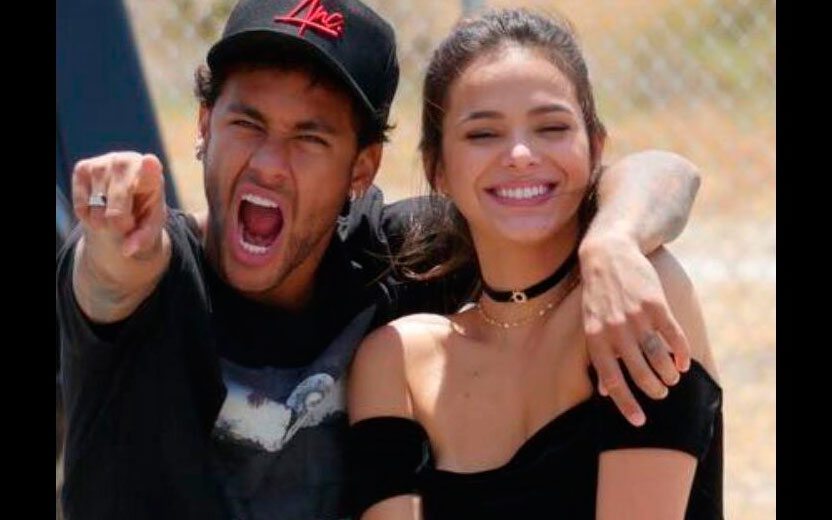 Neymar manda recado fofo de aniversário para Bruna Marquezine