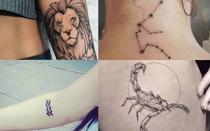 tatuagem de cada signo