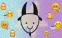 Imagem do signo de Áries com emojis referentes à escola