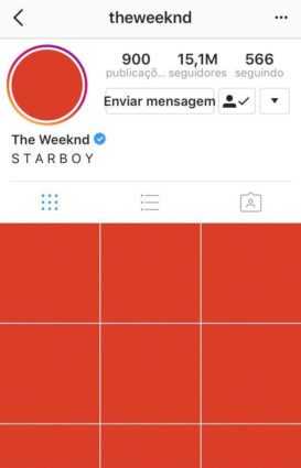 The Weeknd deixa todas as redes sociais em vermelho! O que será que vem por aí?
