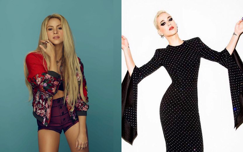 Katy Perry e Shakira se apresentarão em março de 2018 no Brasil