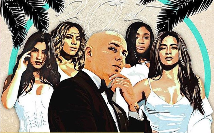 Pitbull e meninas do Fifth Harmony