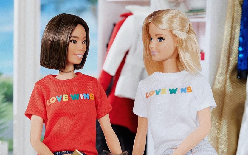 Barbie e sua suposta namorada que tem traços orientais