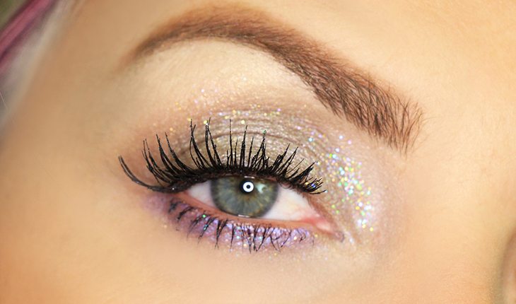 maquiagem com glitter