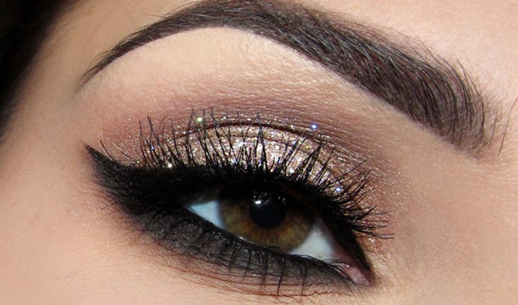 maquiagem com glitter