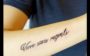 tatuagens com frases positivas