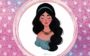 ilustrações das princesas Disney: Jasmine