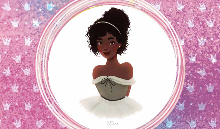 ilustraÃ§Ãµes das princesas Disney: Tiana
