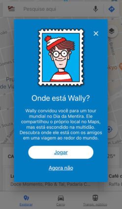 No Dia da Mentira, você pode jogar “Onde está Wally?” no Google Maps