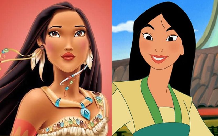 Disney é acusada de embranquecer Pocahontas e Mulan para WIFI Ralph.