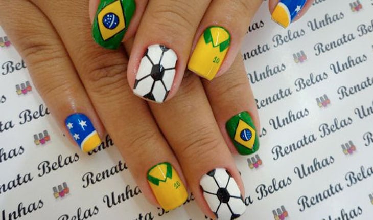 Unhas decoradas para a Copa do Mundo: 5 ideias para se inspirar