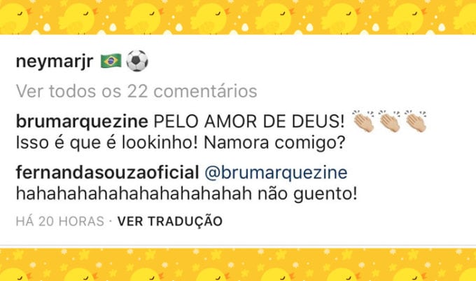 bruna marquezine elogia neymar