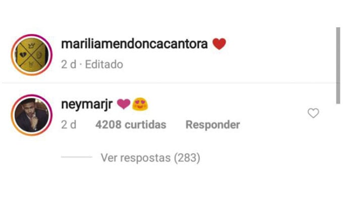 Neymar e Marília Mendonça