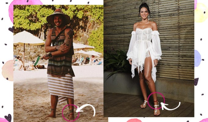 Bru Marquezine e Gian Luca Ewbank
