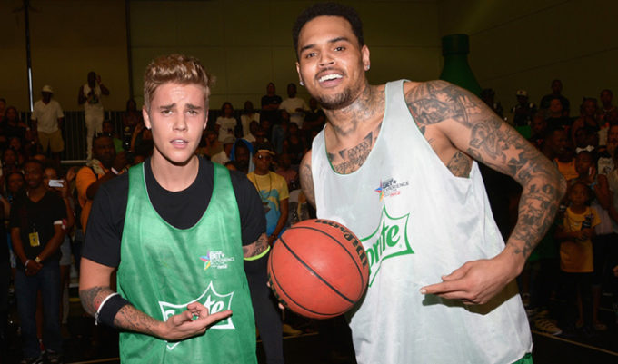  Justin Bieber e Chris Brown