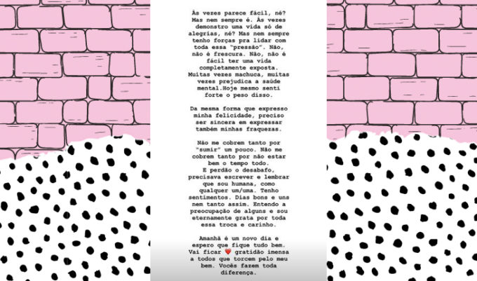 instagram da Flavia Pavanelli