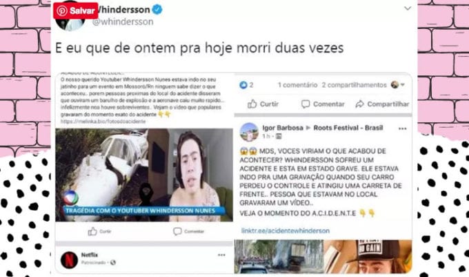 morte de whindersson nunes
