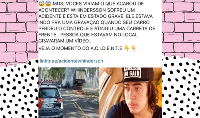 morte de whindersson nunes