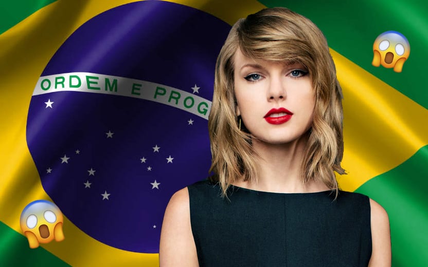 Taylor Swift vem ao Brasil
