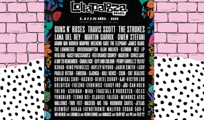 lineup do lollapalooza 2020
