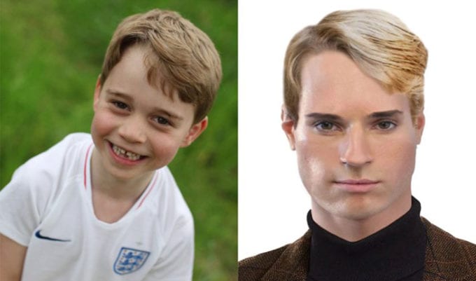 filhos da família real