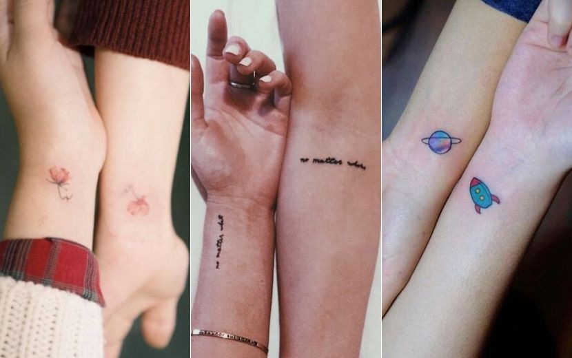 10 tatuagens mega fofas para fazer junto com a melhor amiga