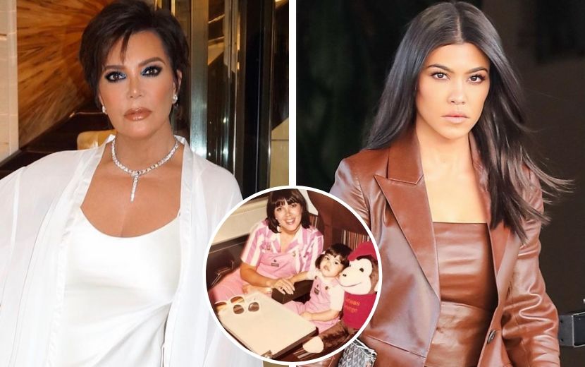 Kris Jenner comemora aniversário de Kourtney Kardashian com as fotos mais fofas da infância da filha